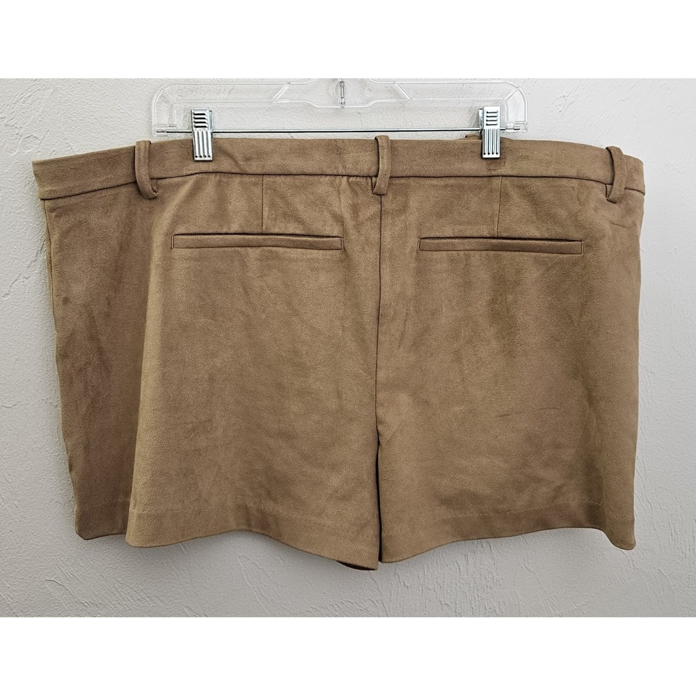 *NEW w/Tags Abercrombie & Fitch Brown Faux Suede Shorts Women's‎ Size 35I20 - Picture 2 of 8